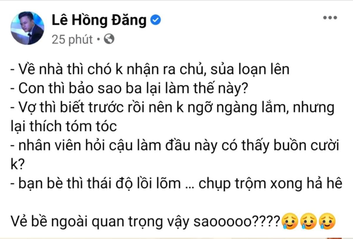 Vì đâu mà tài tử màn ảnh VTV Hồng Đăng phải than vãn 'Vẻ bề ngoài quan trọng vậy sao?' Ảnh 1