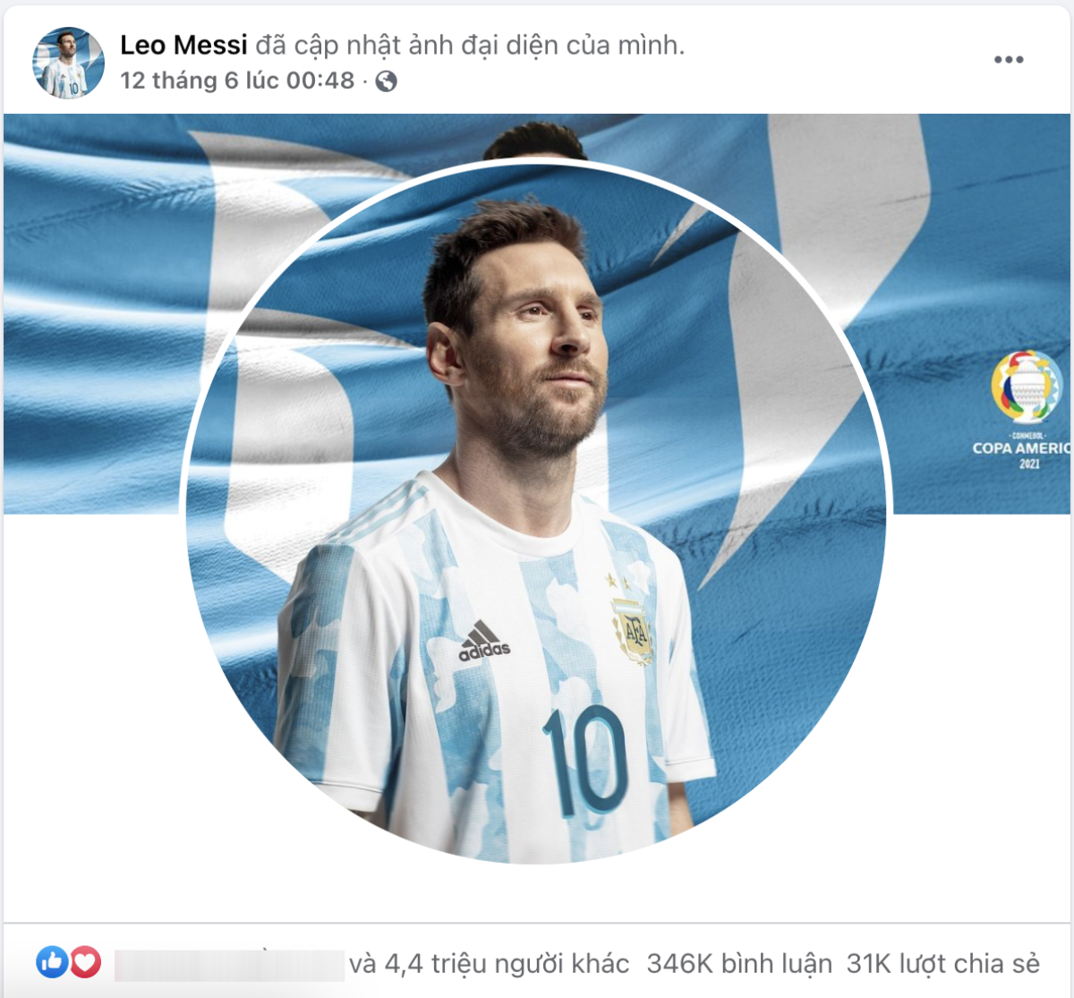 Messi xác lập kỷ lục Guinness mới trên Facebook, vượt cả Cựu Tổng thống Barack Obama Ảnh 2