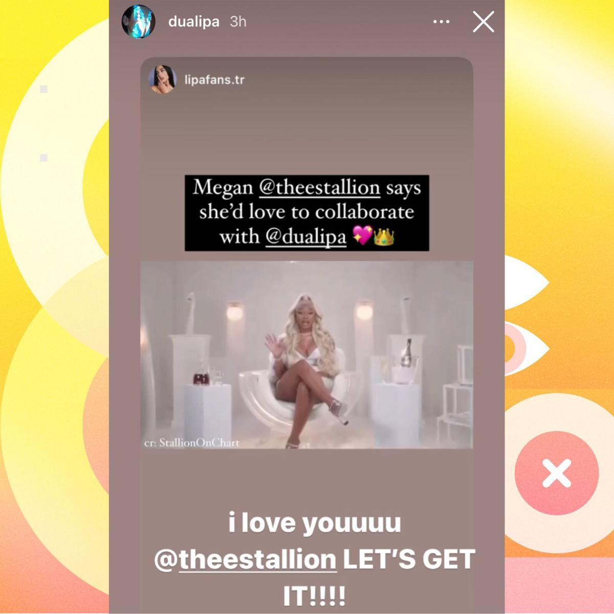 Megan Thee Stallion ngỏ lời hợp tác, câu trả lời của Dua Lipa khiến fan 'rần rần' Ảnh 1