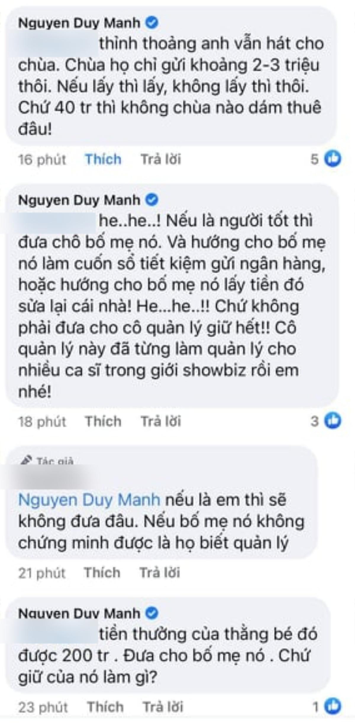 Duy Mạnh lại 'tố' một nữ ca sĩ 'lưu manh' sau ồn ào với ca sĩ Phi Nhung, lần này là ai? Ảnh 2