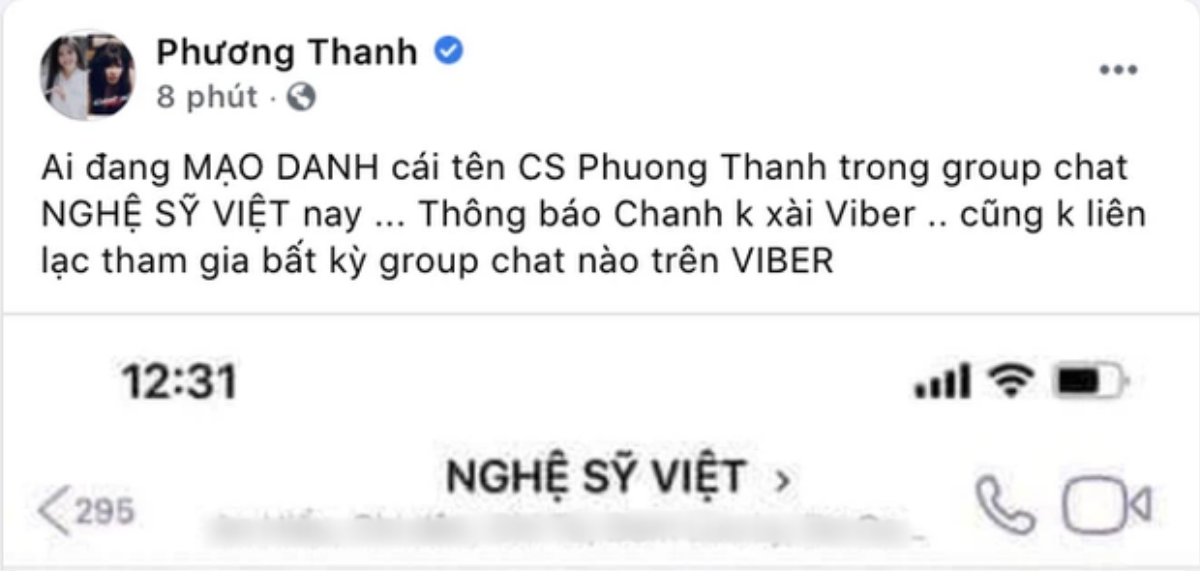 Lùm xùm tham gia nhóm 'Nghệ sĩ Việt': Phương Thanh 'tuyên bố' sẽ xử lý nhưng đến khi nào thì chưa rõ? Ảnh 3