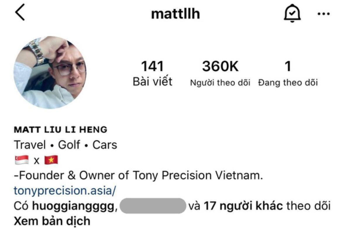 Matt Liu có hành động 'tách rời Hương Giang', dân mạng không ngớt 'lời chê' và âm thầm 'bỏ theo dõi' Ảnh 3