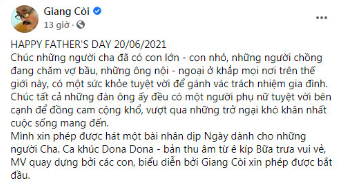 Sao Việt đồng loạt chia sẻ, gửi lời chúc ý nghĩa nhân Ngày của Cha Ảnh 6