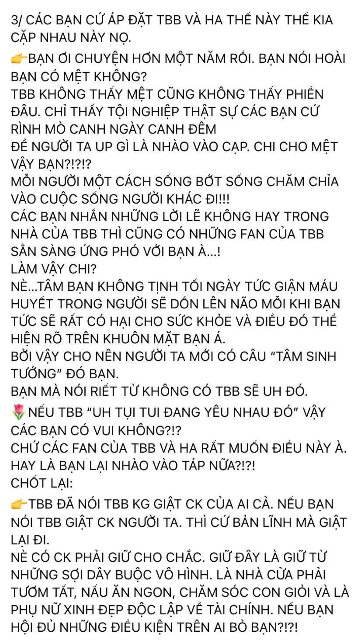 Bị vợ cũ Hoàng Anh 'cà khịa' chuyện giựt chồng, 'tình tin đồn' đáp trả: 'Ừ chúng tôi đang yêu nhau đó' Ảnh 2