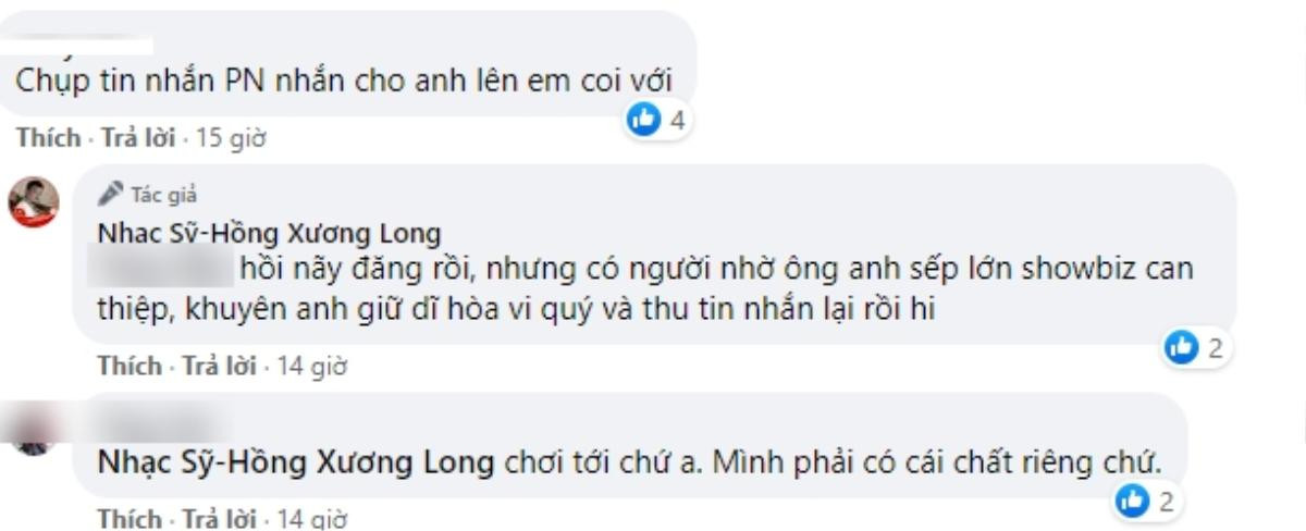 'Nhạc sĩ hit Lỡ Duyên' tung tin nhắn bị Phi Nhung uy hiếp: 'Sống không có đức viết nhạc sao vào' Ảnh 2