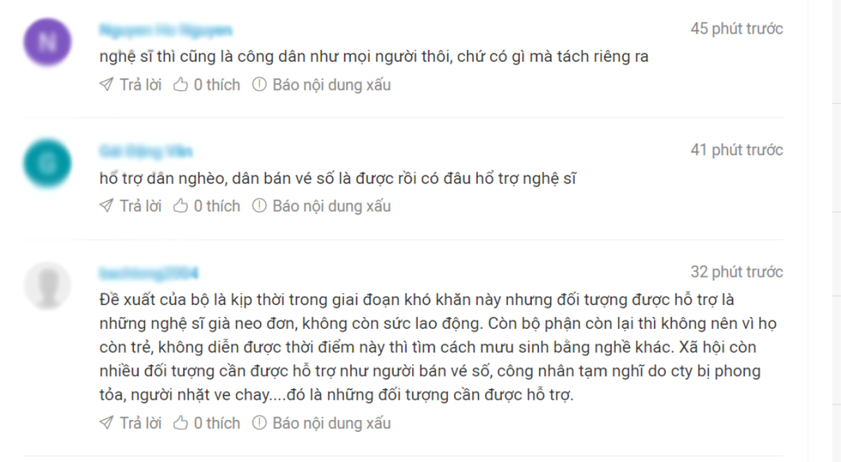 Dân mạng tranh cãi xoay quanh đề xuất hỗ trợ nghệ sĩ bị ảnh hưởng bởi dịch COVID-19 Ảnh 3