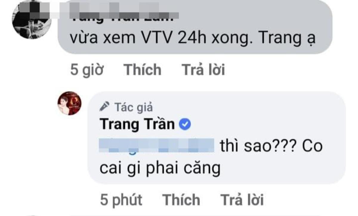 Sau khi VTV lên án livestream văng trục vô văn hóa, Trang Trần phản ứng: 'Làm sao? Có gì căng?' Ảnh 3