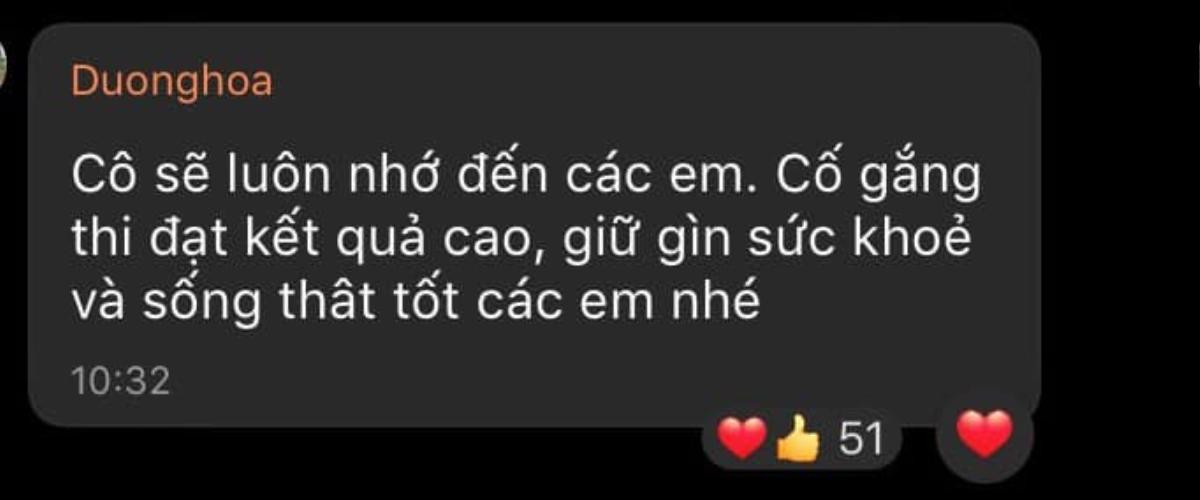 Giờ phút chia tay cấp 3, đám học trò nhận được tin nhắn đặc biệt của thầy giáo khiến ai cũng xúc động Ảnh 4