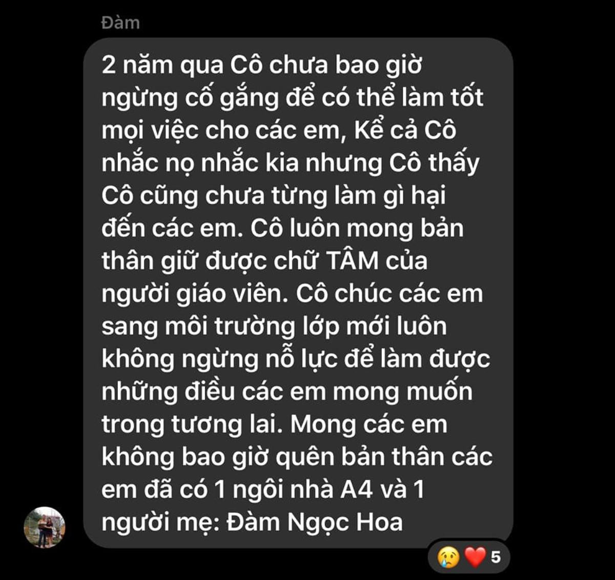 Giờ phút chia tay cấp 3, đám học trò nhận được tin nhắn đặc biệt của thầy giáo khiến ai cũng xúc động Ảnh 2