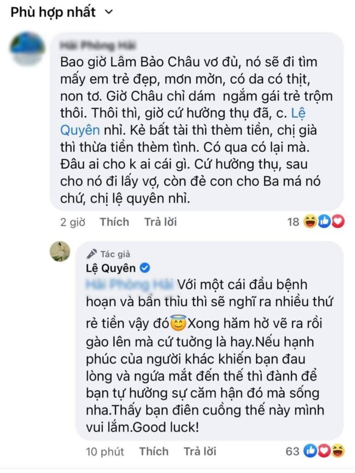 Bị mỉa mai 'thích khoe da thịt', Lệ Quyên: 'Cái giọng kiếm chuyện nghe mắc mệt, để gia đình giáo dục lại' Ảnh 5