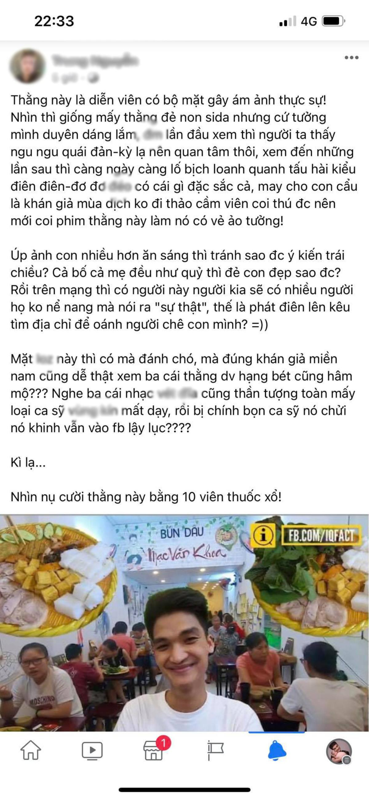 Bị miệt thị thậm tệ ngoại hình của mình lẫn vợ con, Mạc Văn Khoa 'đáp trả' sâu cay và tinh tế Ảnh 1