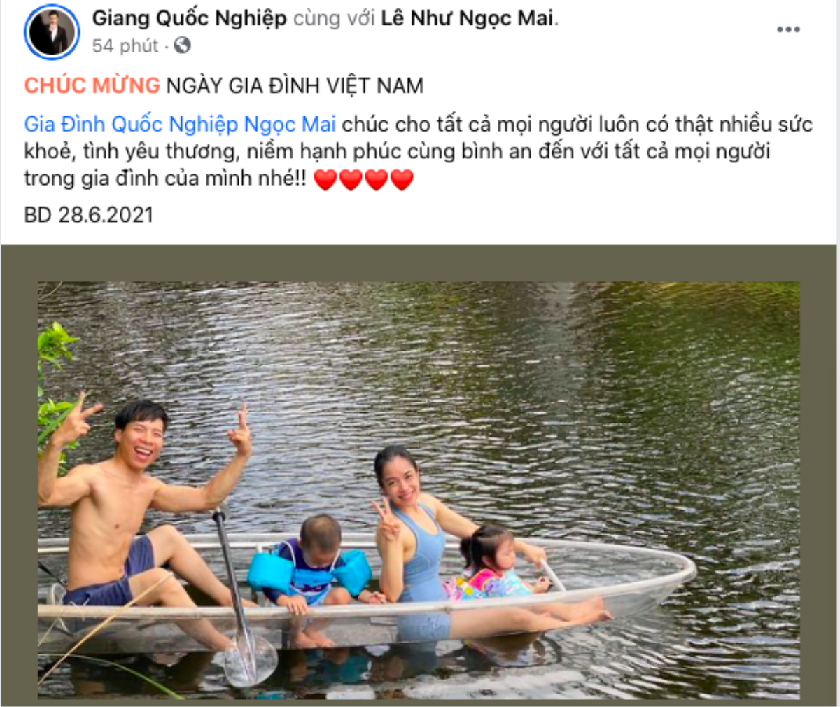 Mừng ngày Gia đình Việt Nam 28/6, sao Việt khoe hạnh phúc, chốt hạ: 'Nhà là nơi bão dừng sau cánh cửa' Ảnh 5