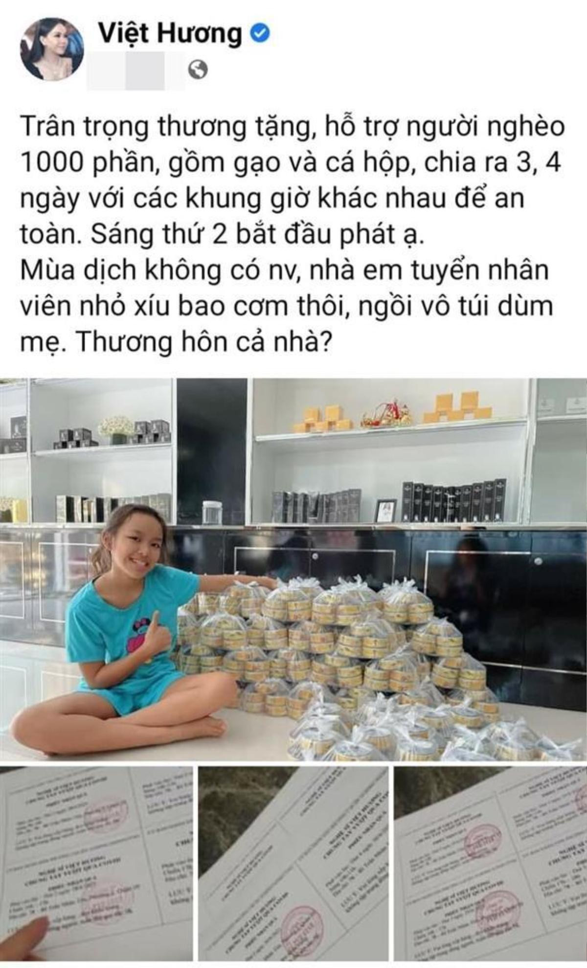 Làm từ thiện nhưng lại bị phàn nàn, Việt Hương liền phản ứng: 'Vui vẻ không quạu mất đẹp nè' Ảnh 2