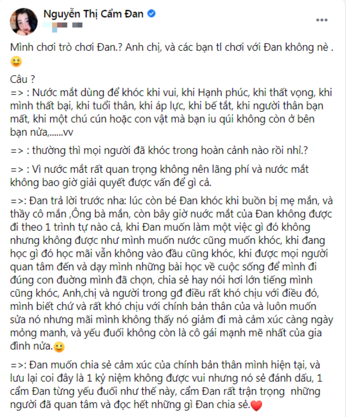 Thái độ của người đẹp Cẩm Đan khi bị nói làm Đức Huy mê mệt đến bỏ Lệ Quyên Ảnh 2