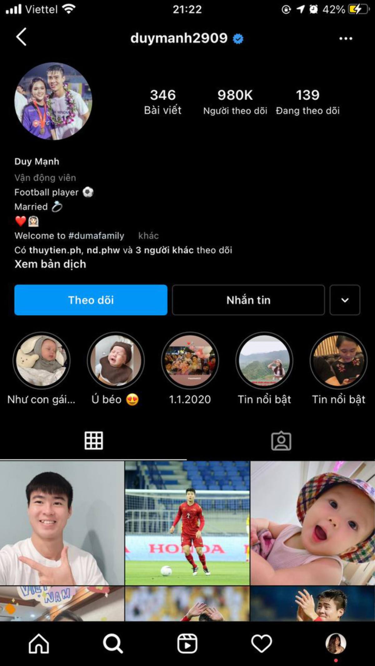 Đoàn Văn Hậu trở thành tuyển thủ Việt Nam được followers nhiều nhất trên Instagram Ảnh 2