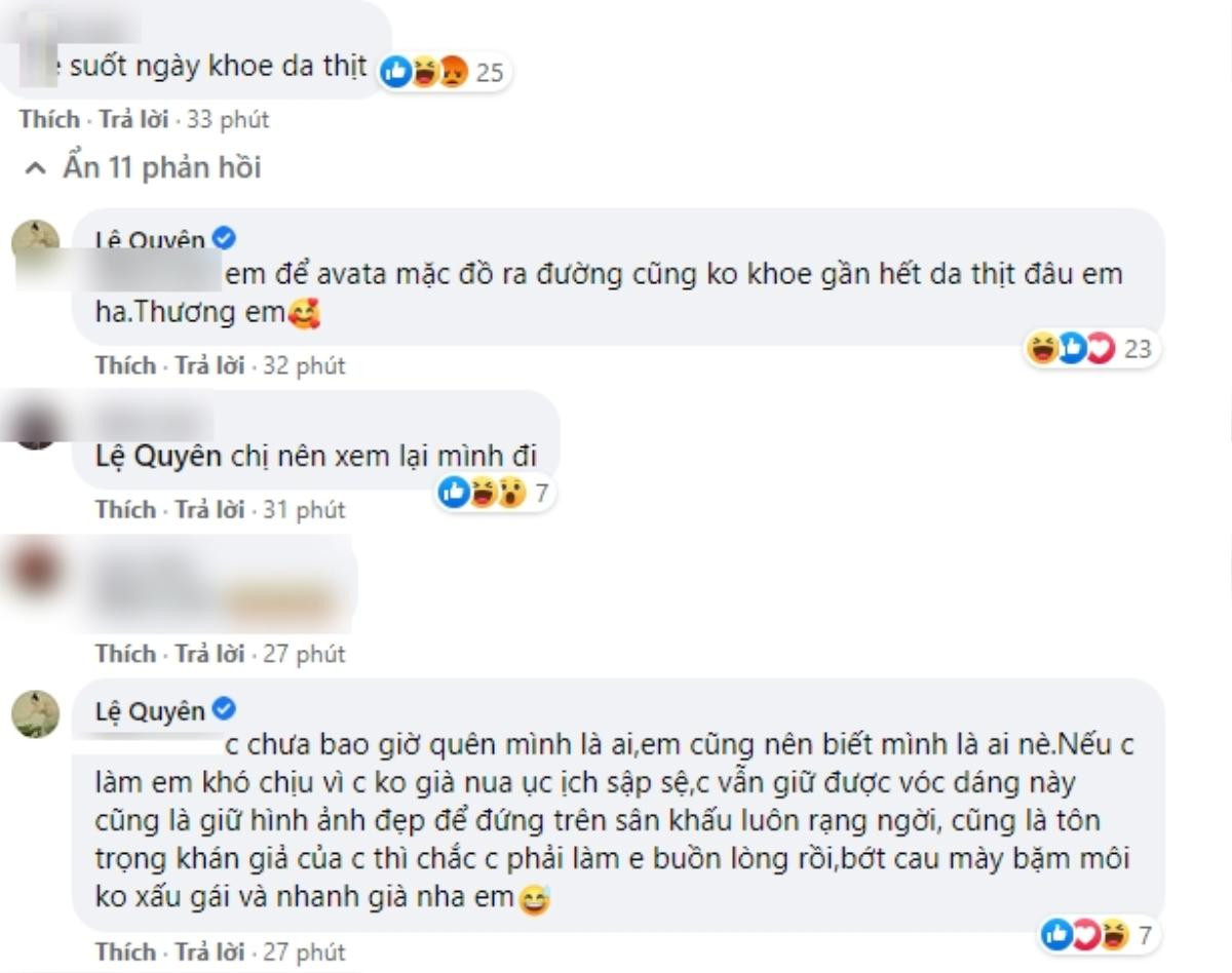 Lệ Quyên đáp trả gay gắt khi bị mỉa mai 'suốt ngày khoe da thịt', còn đăng ảnh anti-fan sửa lại 'cái nết' Ảnh 2