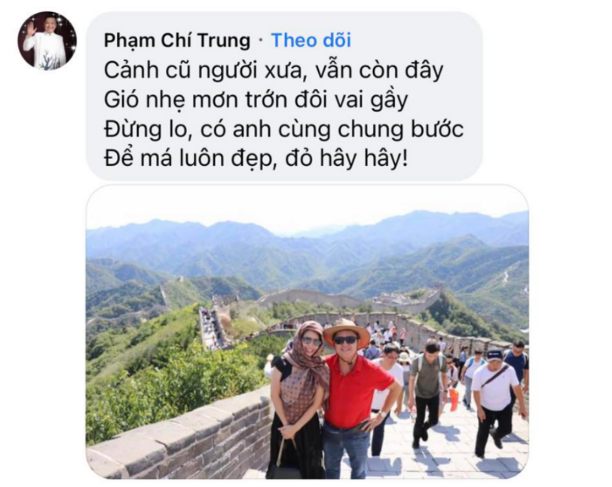 Hậu ly hôn, NSƯT Chí Trung chăm làm thơ bày tỏ tình cảm với bạn gái kém 17 tuổi Ảnh 4