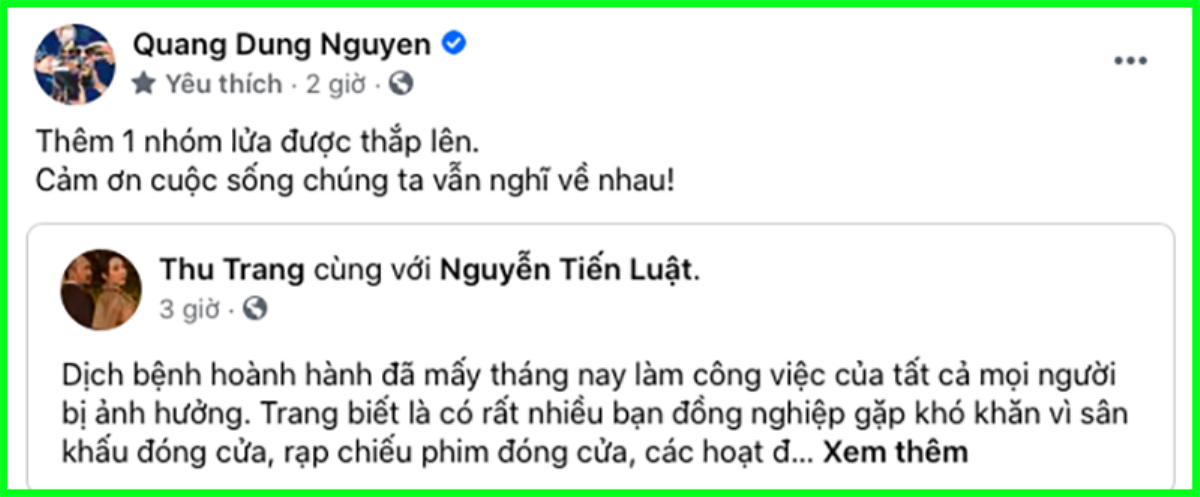 Xót xa hoàn cảnh khó khăn của đồng nghiệp mùa dịch, vợ chồng Thu Trang - Tiến Luật 'ra tay' giúp đỡ Ảnh 4