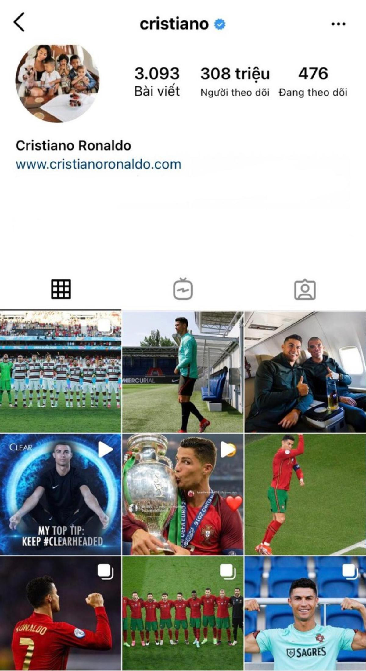 Ronaldo kiếm được 38 tỷ đồng cho một bài đăng trên Instagram Ảnh 1