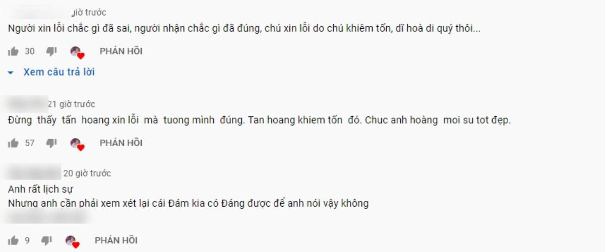 Dân mạng 'nổi điên' trước lời xin lỗi của NS Tấn Hoàng dành cho Hoài Linh, Trấn Thành Ảnh 3