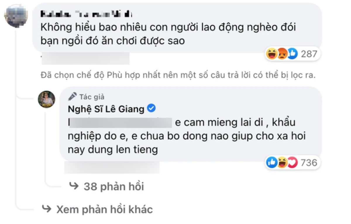 Bị 'xỉa xói' khi làm clip về ca sĩ Kim Ngân, Lê Giang: 'Đừng nói sướng miệng, rảnh thì giữ sức khỏe đi' Ảnh 3