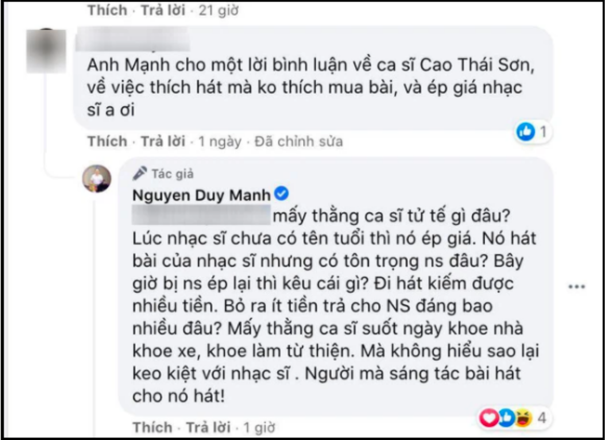 Bị hỏi chuyện Cao Thái Sơn 'ép giá' Khắc Việt, Duy Mạnh mỉa mai và gay gắt: 'Có tử tế gì đâu' Ảnh 2