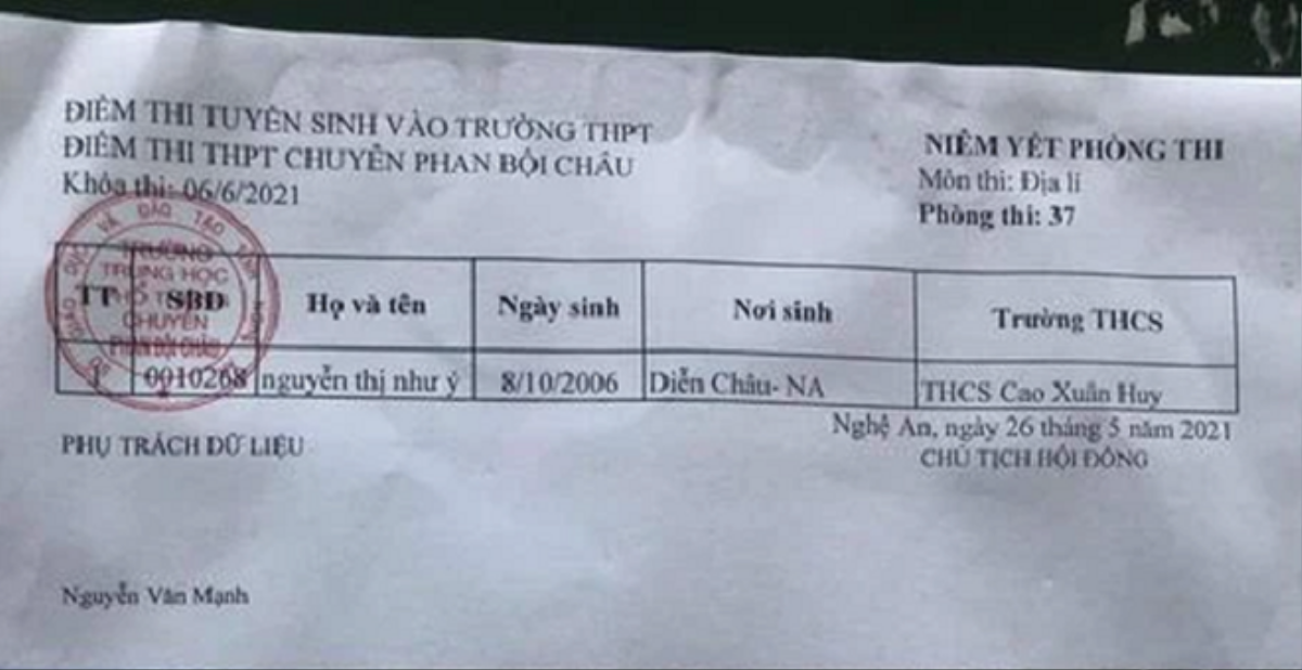 Gây sốt dân mạng khi một mình một phòng thi, nữ sinh đỗ vào trường chuyên danh tiếng bậc nhất cả nước Ảnh 1