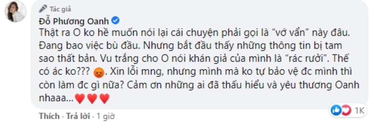 Phương Oanh chính thức lên tiếng khi bị tố gọi khán giả là 'rác rưởi' Ảnh 5