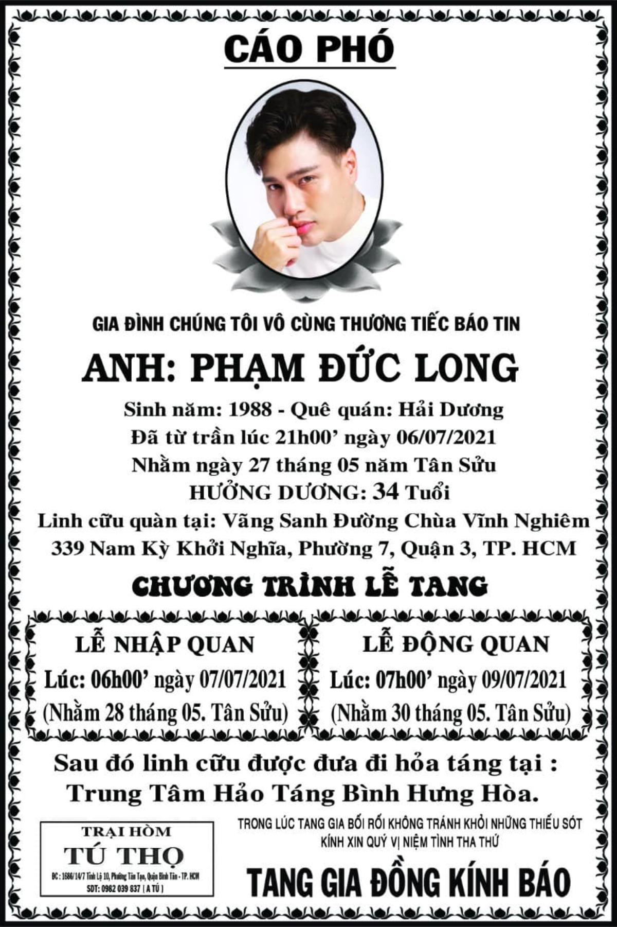 Cao Thái Hà tiết lộ di nguyện cố diễn viên Phạm Đức Long, lên tiếng tin đồn quyên góp tại tang lễ Ảnh 1