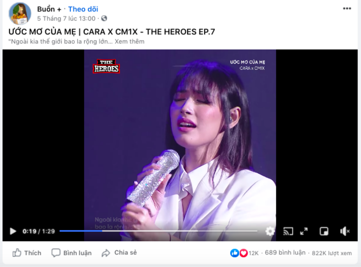 Tiết mục song ca của Cara và mẹ áp đảo lượt xem tập 7 The Heroes, khuấy đảo mạng xã hội với 5 triệu view Ảnh 3