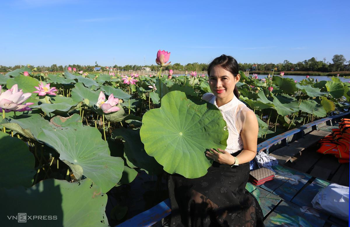 Mùa sen ở sông Đầm Ảnh 5