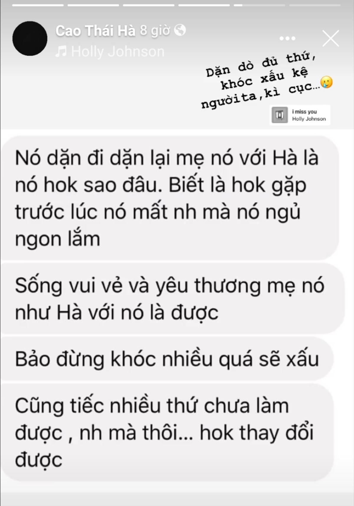 Cao Thái Hà kể cố diễn viên Đức Long báo mộng, xót xa tiết lộ hoa tặng đi diễn không nhiều bằng hoa tang Ảnh 1