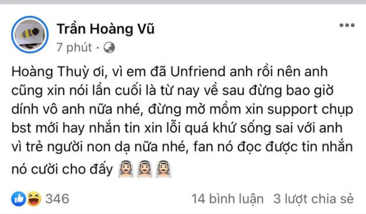 Nhiếp ảnh gia nổi tiếng tuyên bố 'cạch mặt' Hoàng Thùy: 'Từ nay về sau đừng dính vô anh nữa' Ảnh 1