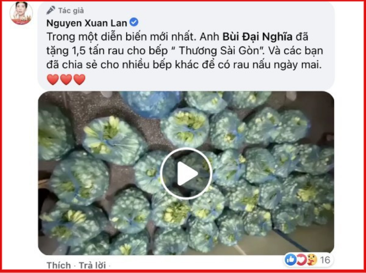 Xuân Lan mở bếp ăn từ thiện, Thúy Diễm hăng hái ủng hộ Ảnh 4