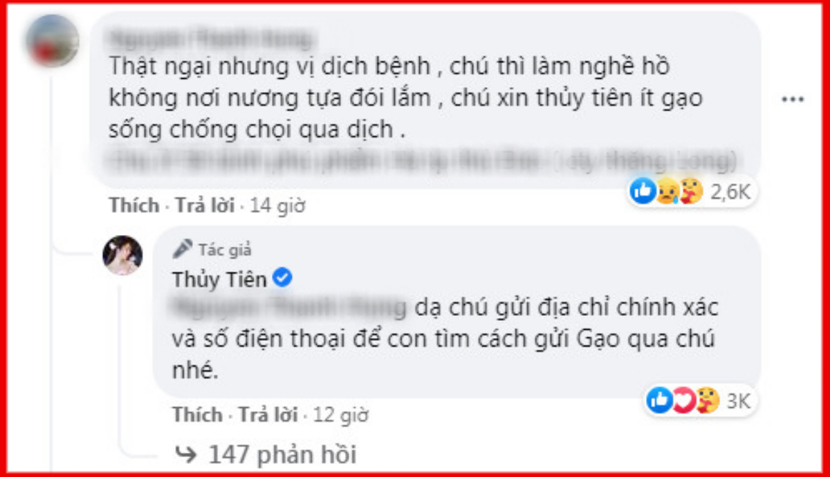 Giữa ồn ào mẹ ruột bị chỉ trích, Thủy Tiên đã có hành động này khiến fan 'nức lòng' Ảnh 3