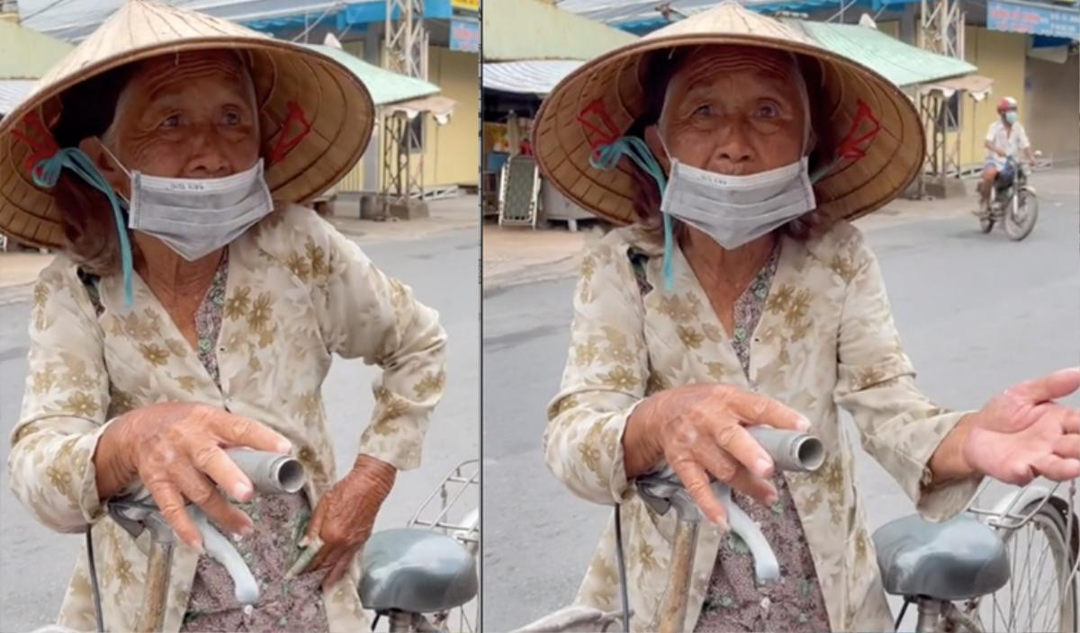 Nhói lòng câu nói của cụ bà nhận được quà giữa mùa dịch: 'Nãy xin 3kh gạo mà họ làm bà mắc cỡ quá' Ảnh 1