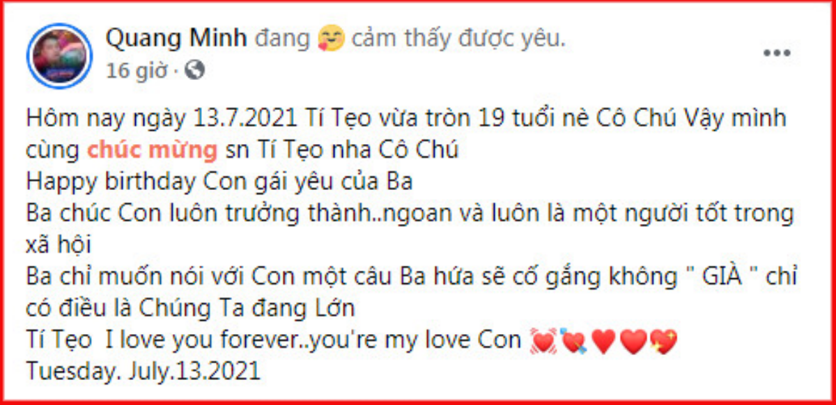 Bị anti-fan 'hỏi khó' chuyện riêng tư, nghệ sĩ Quang Minh có câu trả lời nhẹ nhàng nhưng thấm thía Ảnh 1