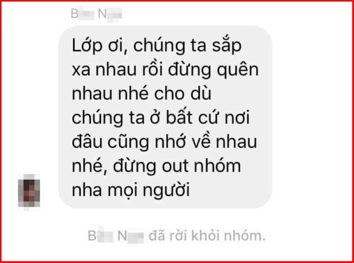 Sau dòng tin nhắn xúc động trong nhóm chat của lớp, cô bạn có hành động khó hiểu khiến tất cả ngỡ ngàng Ảnh 1