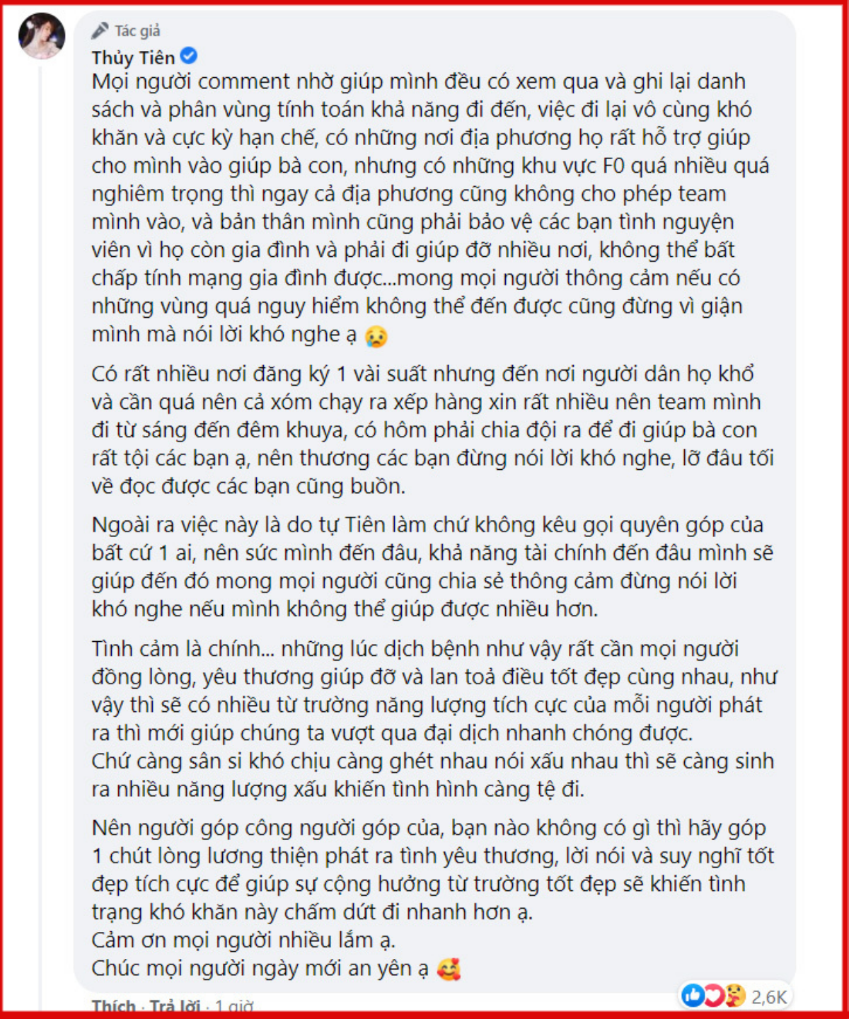 Thủy Tiên: 'Tiên làm từ thiện theo khả năng tài chính, còn sân si chỉ khiến tình hình càng tệ đi' Ảnh 4