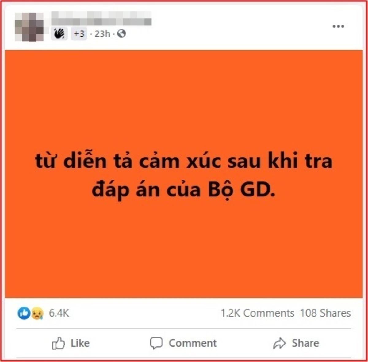 Muôn kiểu cảm xúc của sĩ tử khi tra đáp án chính thức: Tự tin làm tốt nhưng sao giờ lại 'lạ lẫm' thế này? Ảnh 1