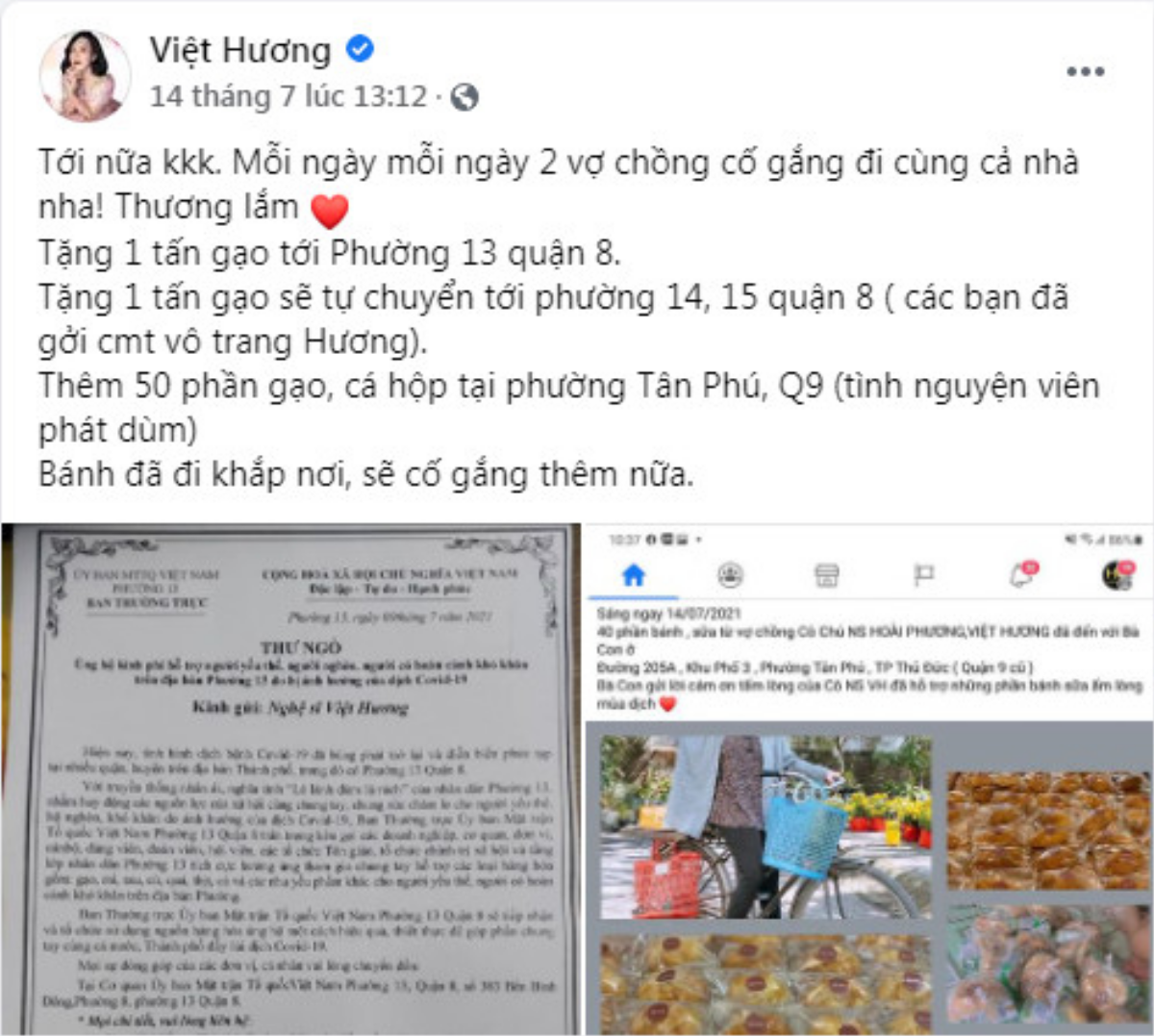 Con gái Việt Hương thích nghi nhanh cuộc sống ở Việt Nam, mùa dịch phụ mẹ làm từ thiện Ảnh 3