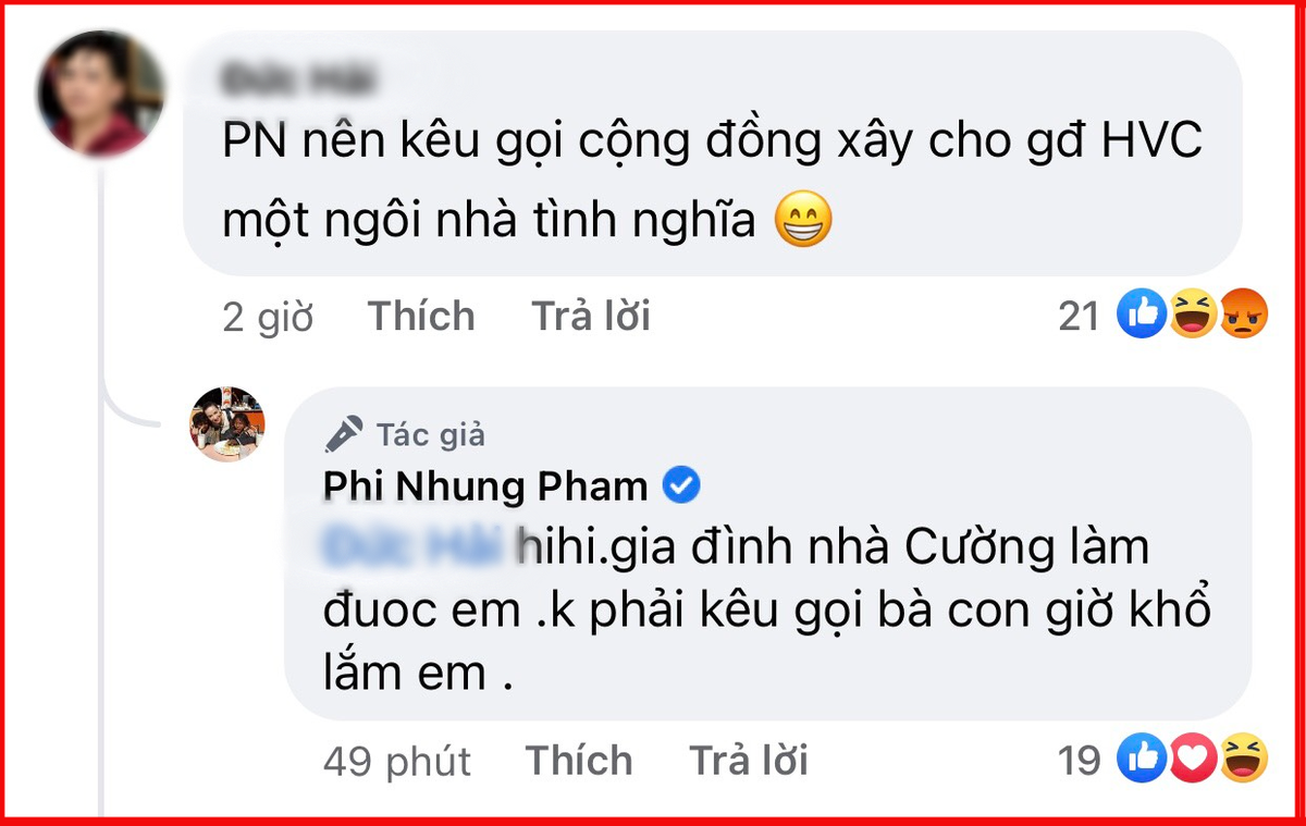 Bị mỉa mai việc xây nhà cho Hồ Văn Cường, Phi Nhung: 'Gia đình Cường làm được, không phải kêu gọi ai' Ảnh 2