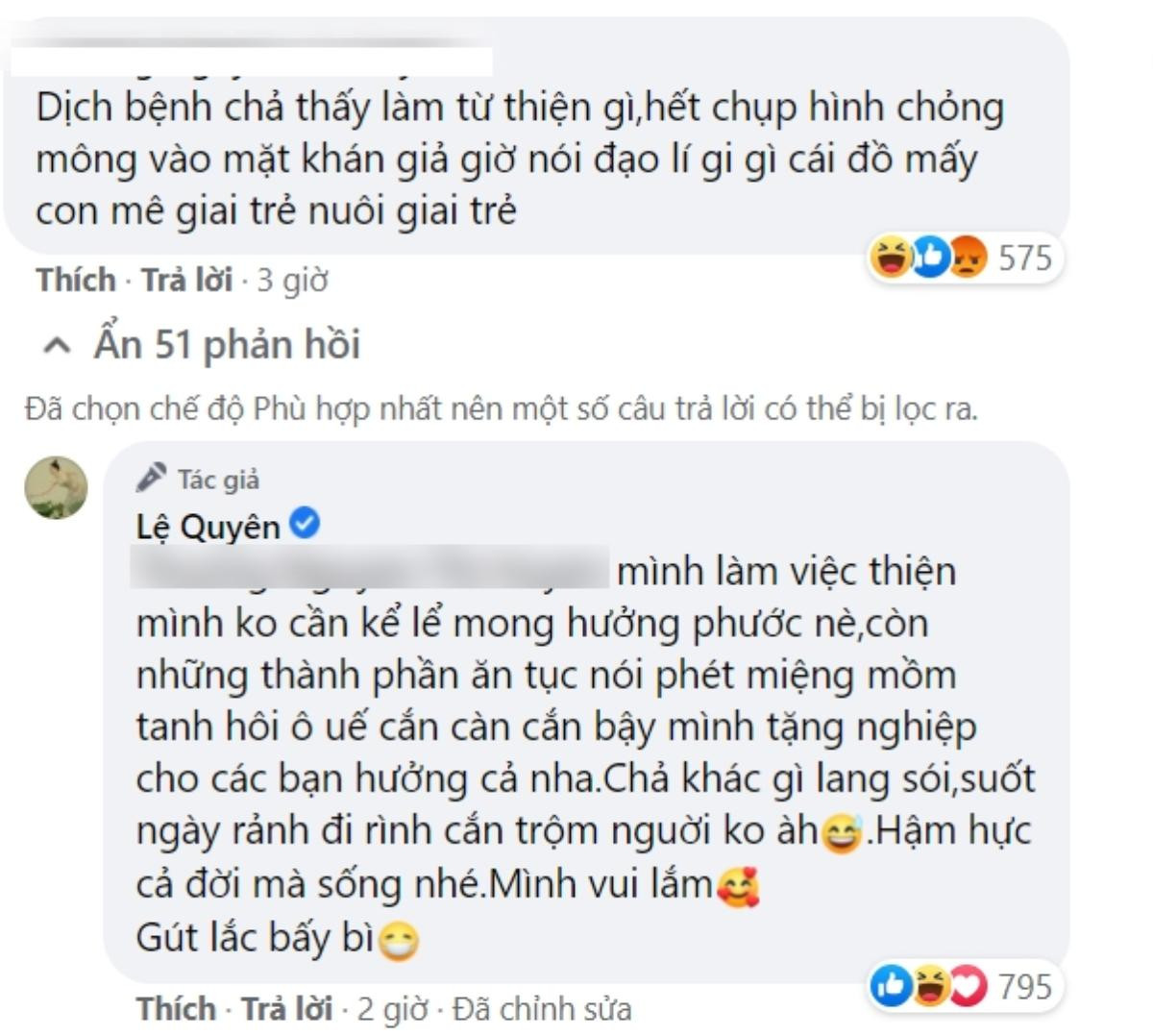 Lệ Quyên bị netizen chỉ trích 'không làm từ thiện, chụp hình chổng mông vào mặt khán giả nói đạo lý' Ảnh 2