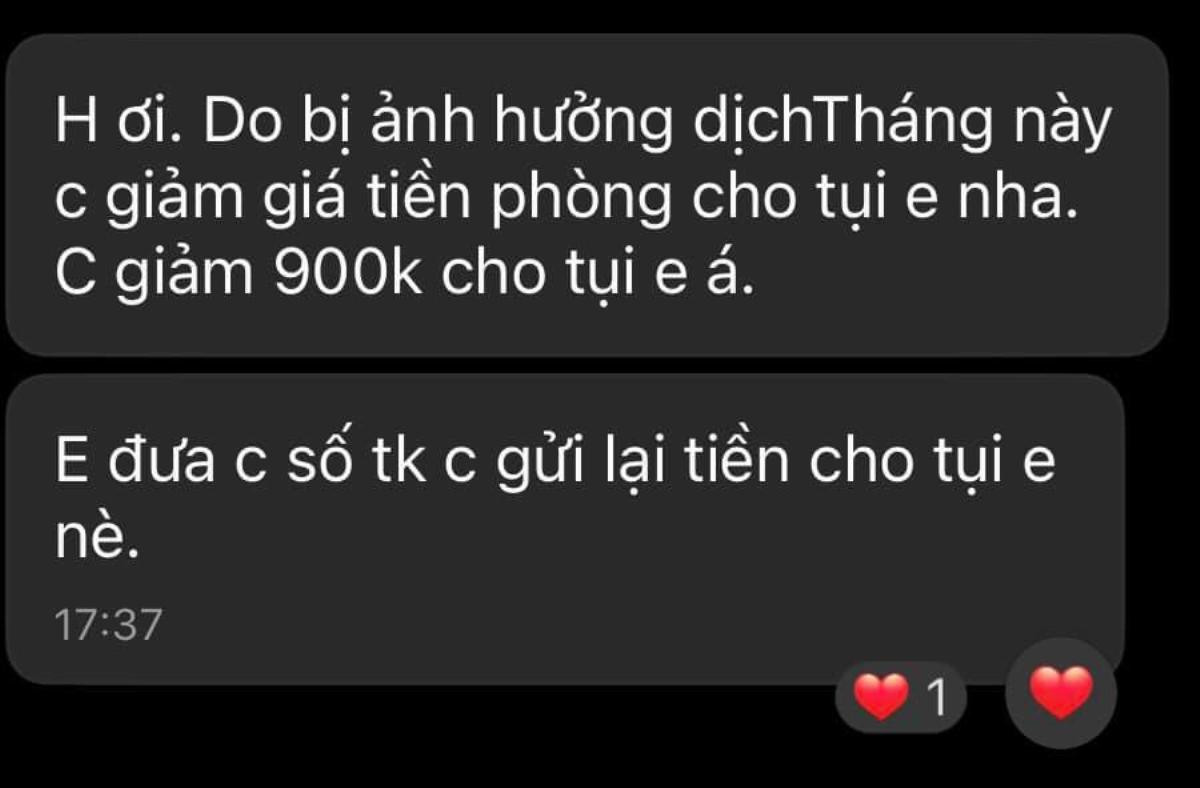 Chật vật giữa mùa dịch, sinh viên bất ngờ nhận được tin nhắn đầy xúc động từ chủ nhà Ảnh 6