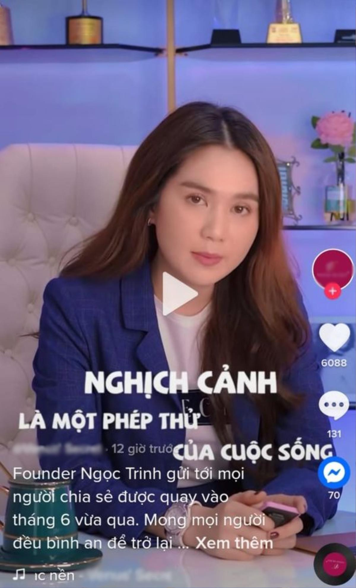 Chia sẻ kinh nghiệm vượt qua nghịch cảnh, Ngọc Trinh gây chú ý với phát ngôn 'bỏ học vẫn thành công' Ảnh 1