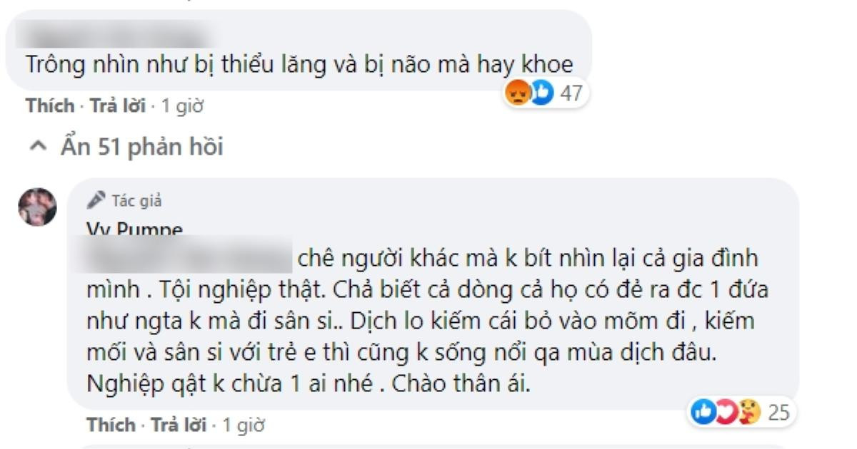 Vợ chồng Mạc Văn Khoa cãi tay đôi với anti-fan vì con gái bị chê 'thiểu năng': 'Mỡ mồm ra vô học' Ảnh 2