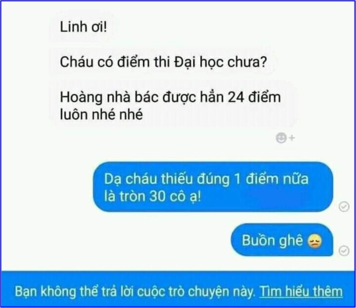 Bị bà cô vừa hỏi điểm thi Đại học kèm theo khoe thành tích của con trai, nữ sinh đáp trả một câu cực 'gắt Ảnh 1