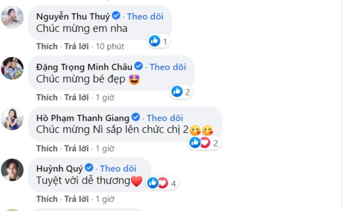 Vân Trang xác nhận mang bầu lần 2: Lê Phương, Thu Thủy và dàn sao nô nức chúc mừng Ảnh 3