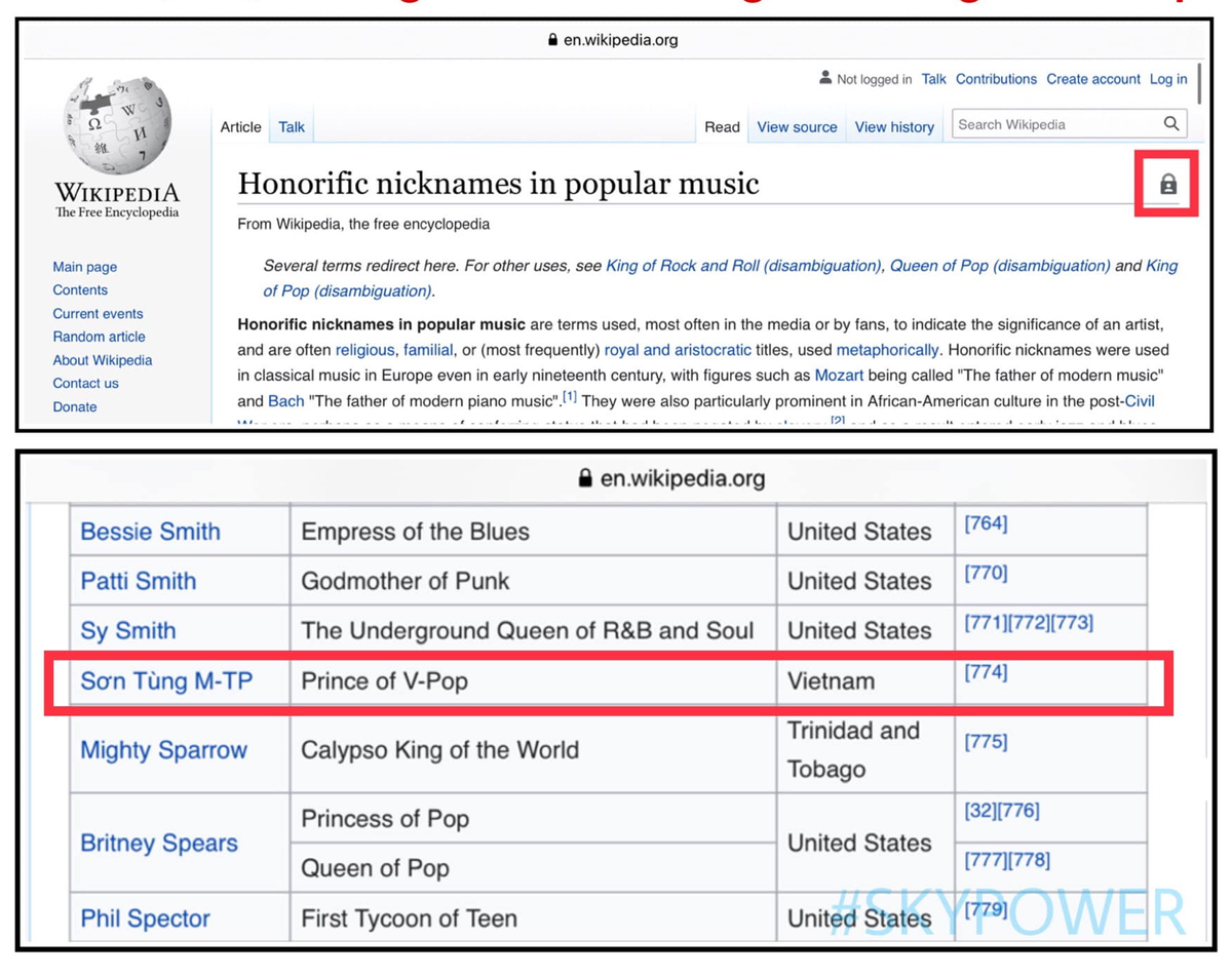 Sơn Tùng là đại diện Vpop duy nhất trong danh sách nghệ sĩ có danh xưng cao quý do Wiki quốc tế tổng hợp Ảnh 2