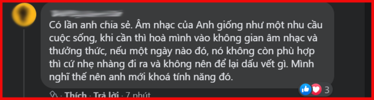 Fan tiết lộ lí do Hà Anh Tuấn tắt hết tính năng bình luận trên Youtube? Ảnh 3